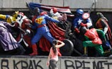 В Болгарии скульптуры советских солдат превращены в героев  комиксов. ФОТО