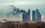 Пожар в "Москва-Сити": сложность повысили до четвертой (ФОТО, ВИДЕО)
