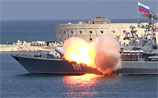 Парад в Севастополе: выпущенная с корабля ракета взорвалась сразу после старта. ВИДЕО