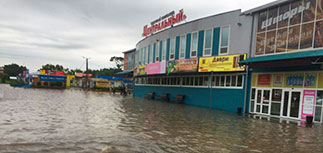 Уссурийск затопило после прорыва дамбы