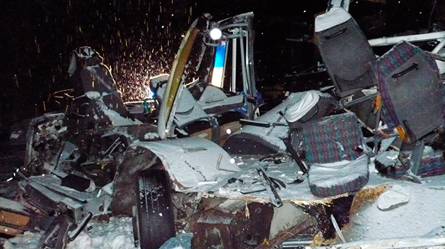 В разбившемся в ХМАО автобусе ехали юные спортсмены