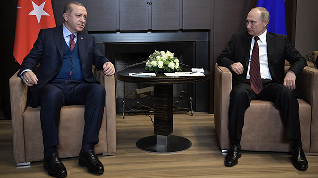 В Сочи завершились 4-часовые переговоры Путина и Эрдогана