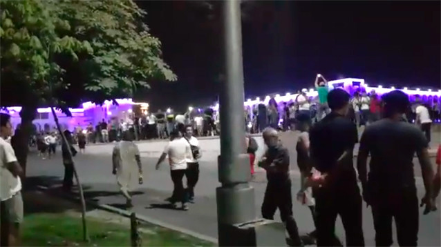 В Бишкеке разогнали сторонников Атамбаева, собравшихся на центральной площади