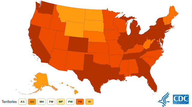 Пик вспышки коронавируса в США спрогнозировали на эту неделю