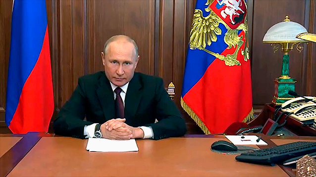 Путин обратился к россиянам: мы не растерялись в условиях коронавируса