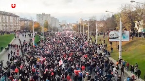 В Минске начали разгонять "Партизанский марш" противников Лукашенко