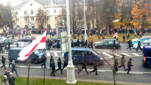 Силовики в Минске разогнали традиционную акцию оппозиции